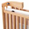 Hotel Crib Bed for baby in safe and foldable Beech wood